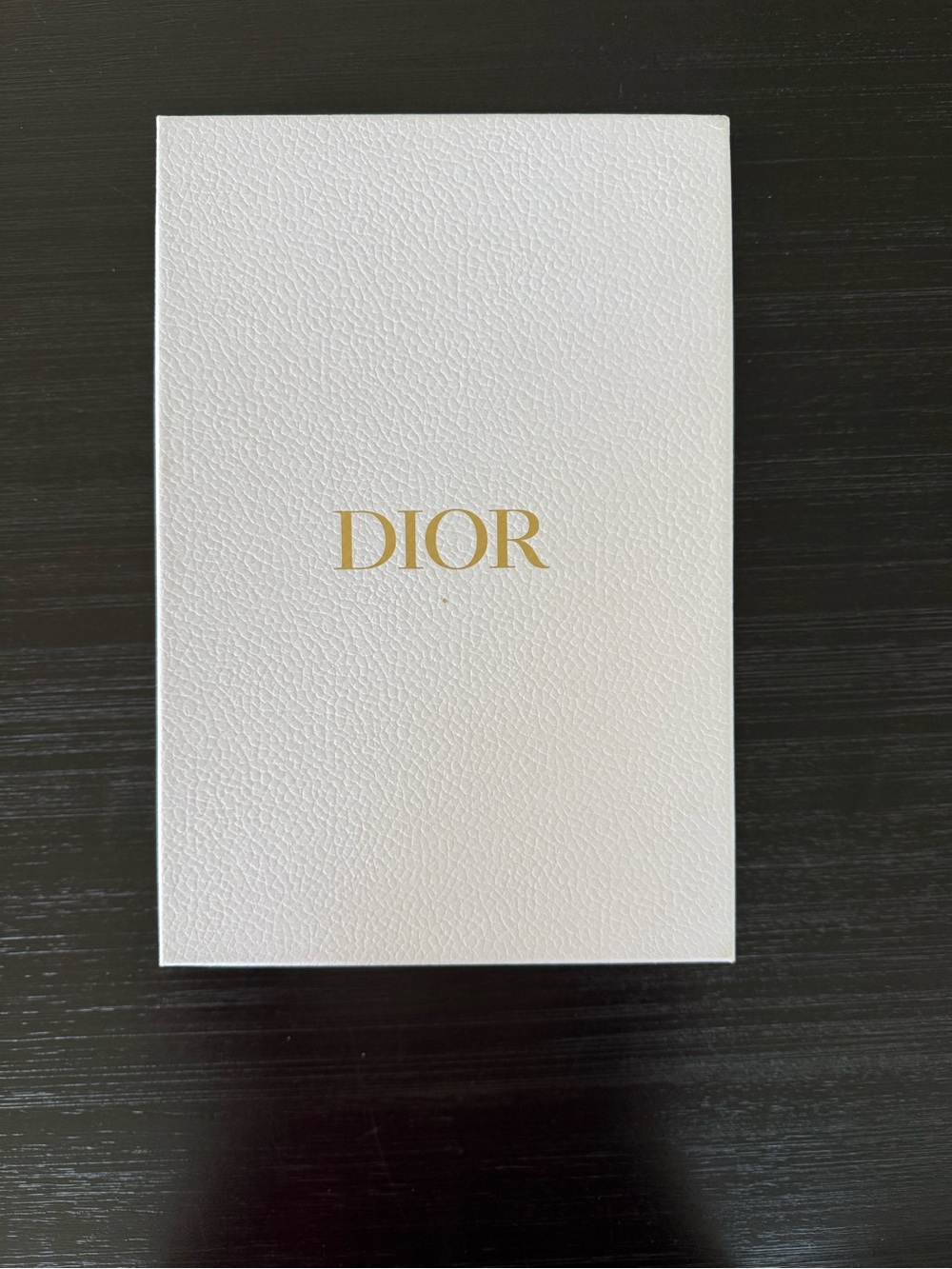 Dior White Box with Gold Accent
